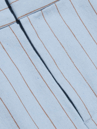 L'AGENCE Vera Pinstriped Mini Skirt in LIGHT BLUE/SIENNA PINSTRIPE – Image 3