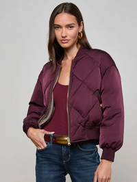 Violeta Reversible Puffer by L'AGENCE-WINE /HERRINGBONE-AMY Atelier