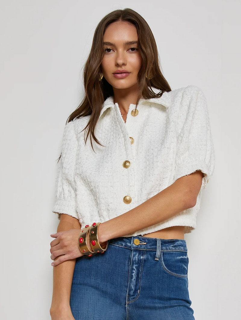 Cove Cropped Tweed Jacket