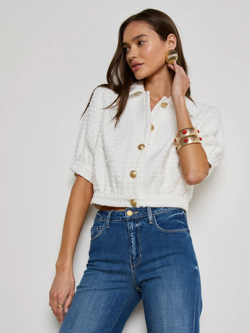 Cove Cropped Tweed Jacket