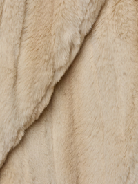Davy Faux Fur Jacket in Latte Striped Fur
