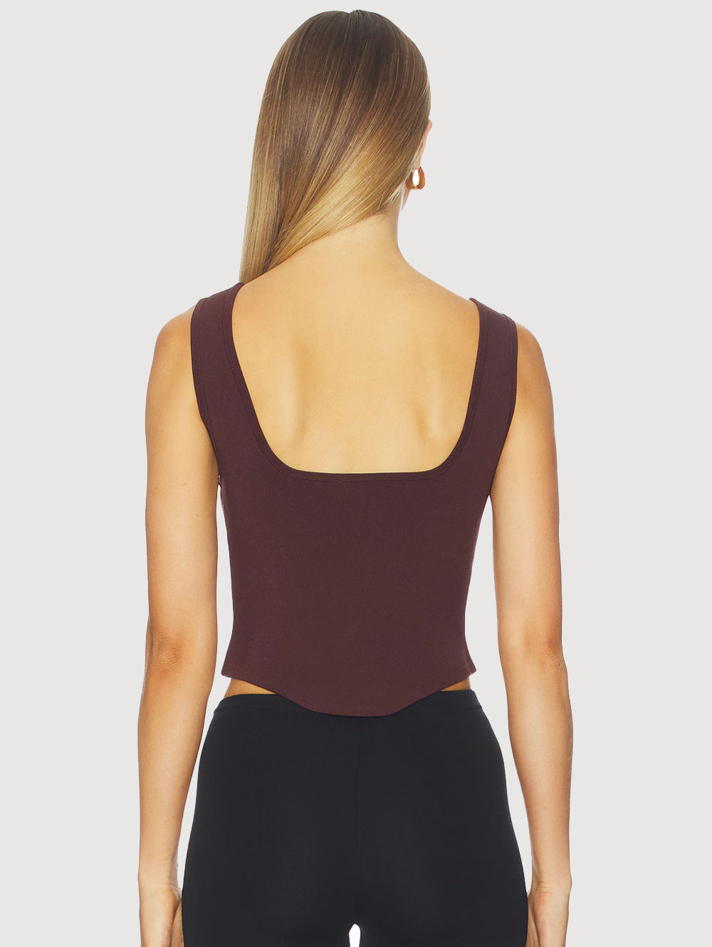 Saga Knit Top in Chocolate