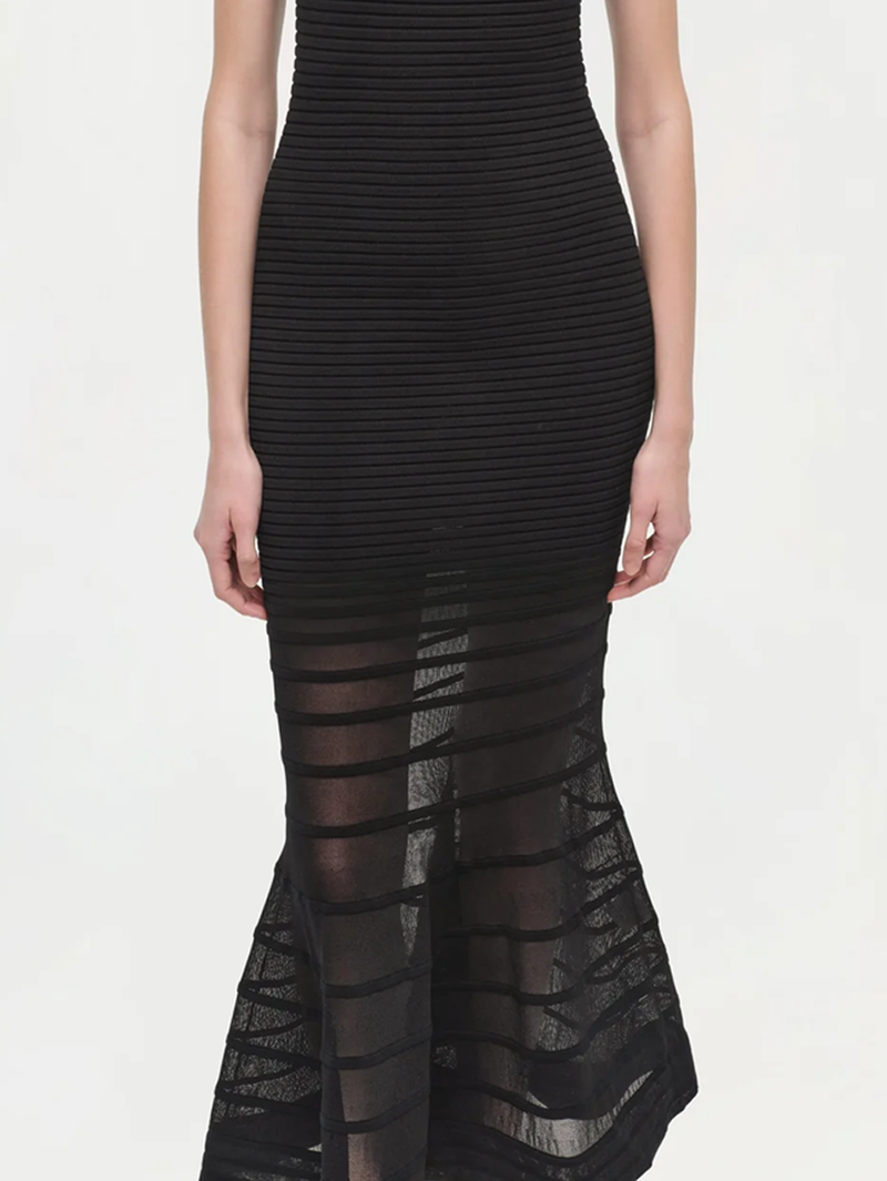 The Vallarie Knit Midi Dress