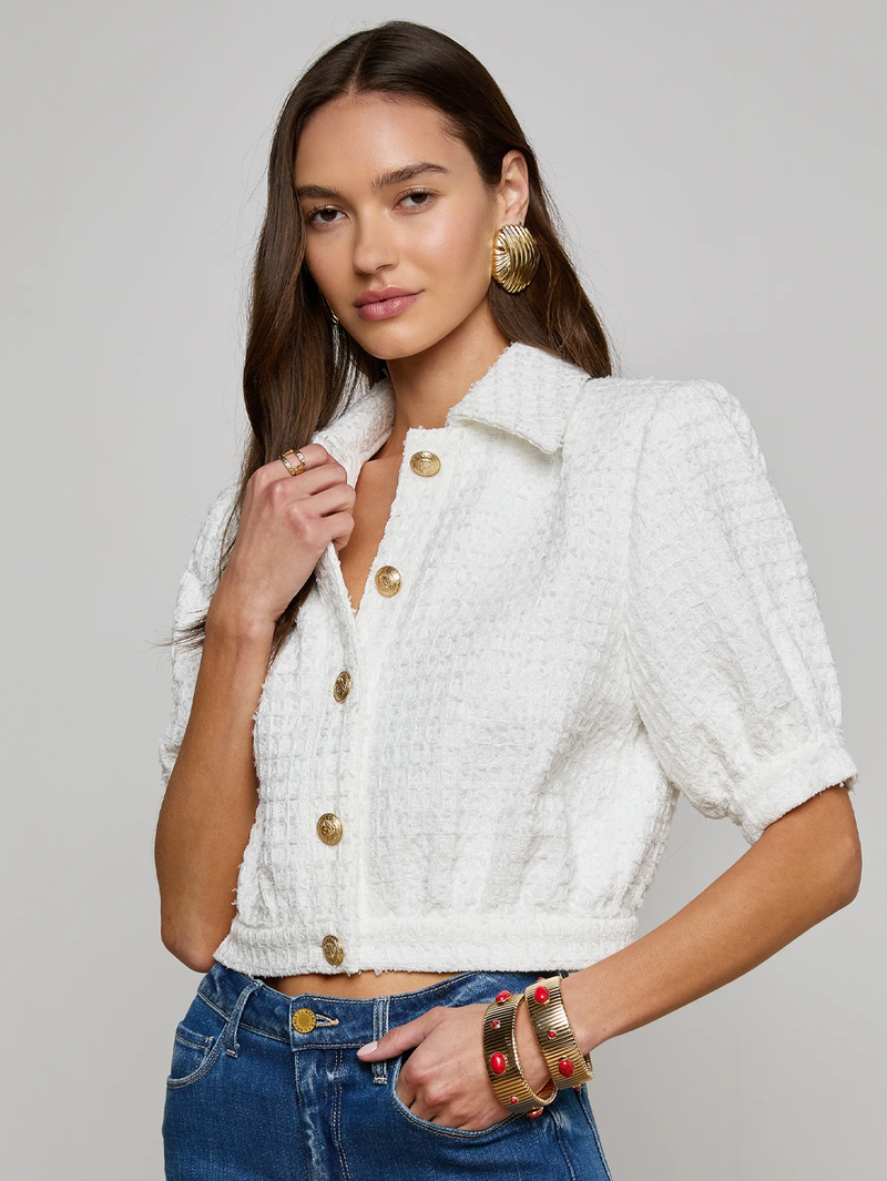 Cove Cropped Tweed Jacket