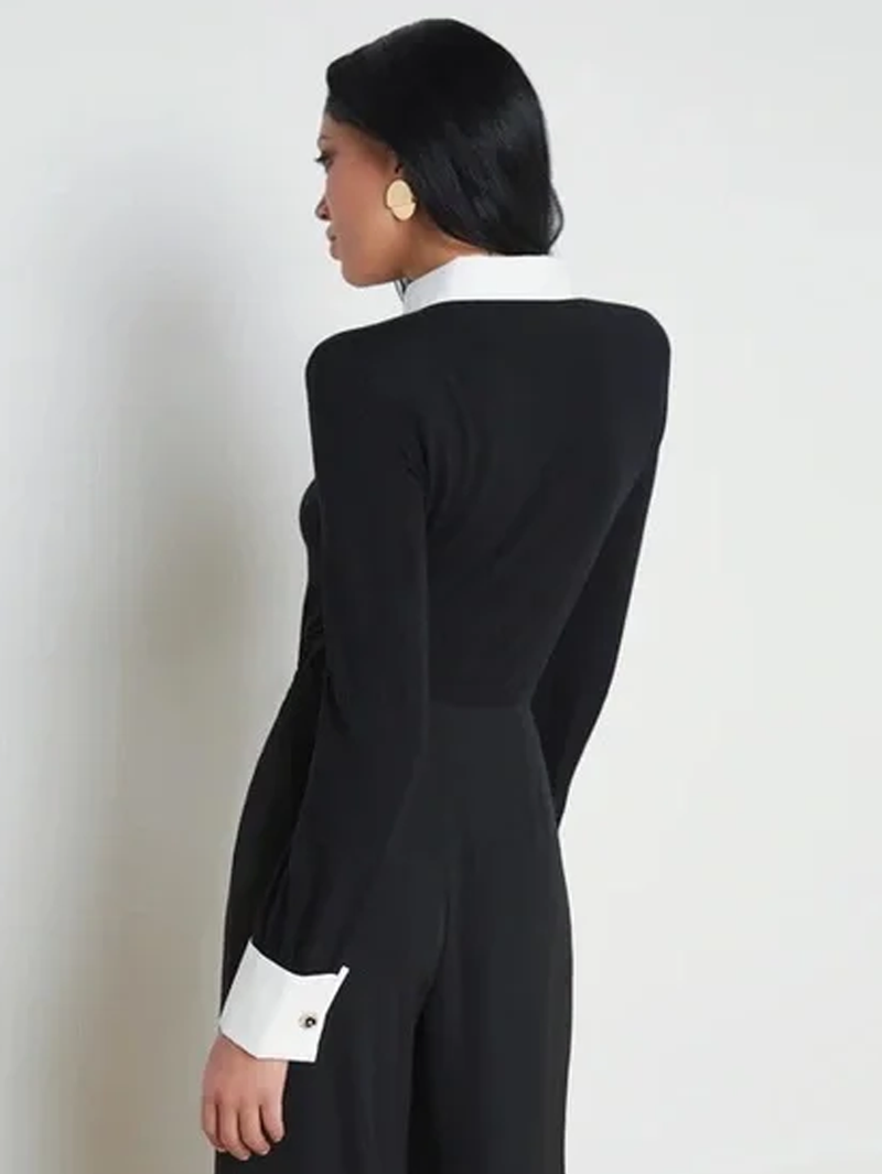 April Poplin Collar Pullover Top