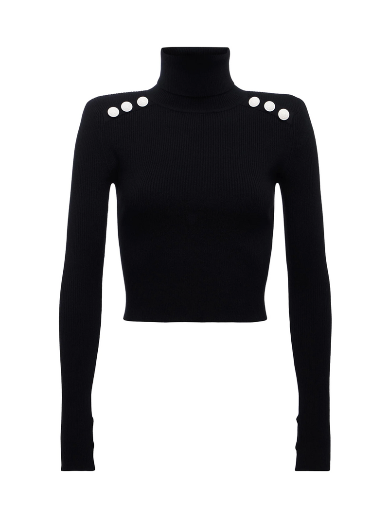 Colette Cropped Turtleneck