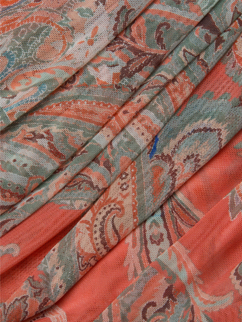 Rasha Mesh Paisley Tank