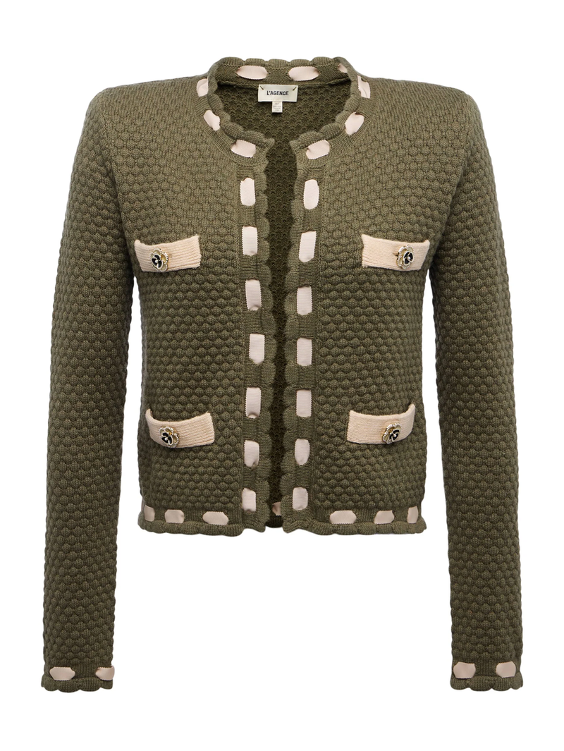 Astor Contrast Trim Cardigan