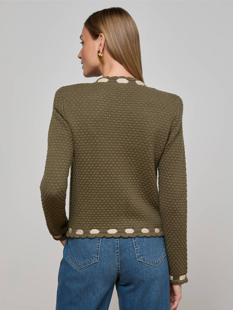 Astor Contrast Trim Cardigan
