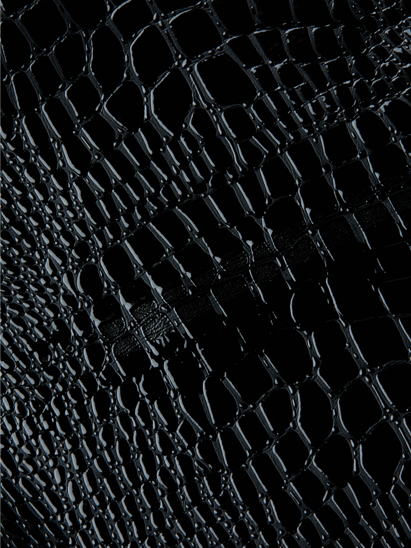 Gerard Croc-Embossed Mini Skirt