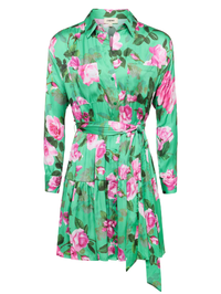 Virlen Satin Shirt Dress