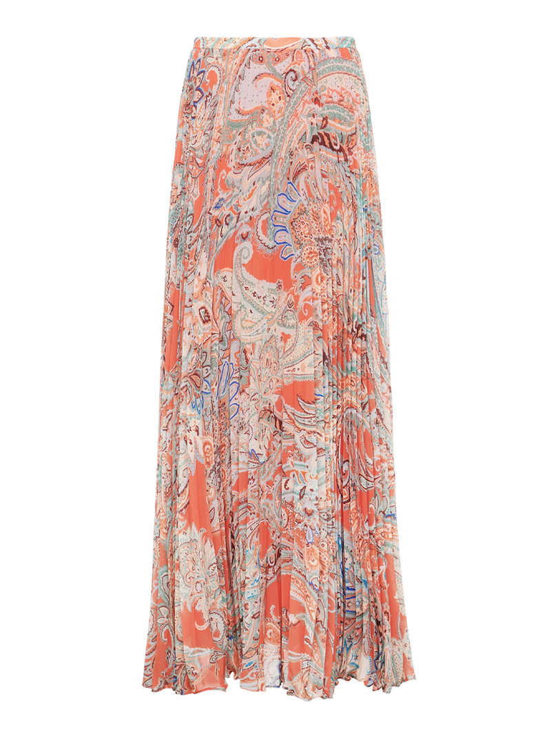 Torin Pleated Maxi Skirt
