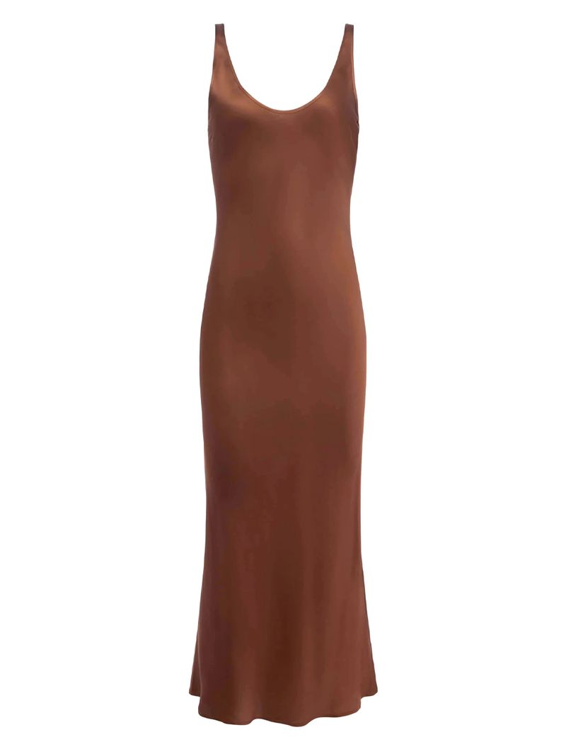 Akiya Satin Maxi Dress