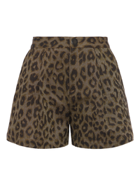 Saige Leopard Safari Short