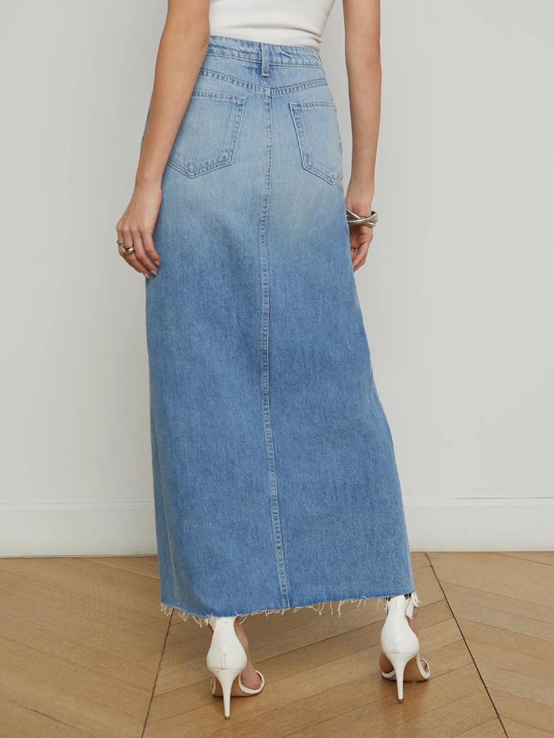 Rysa Denim Maxi Skirt