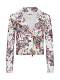 Blakely Leather Butterfly Biker Jacket