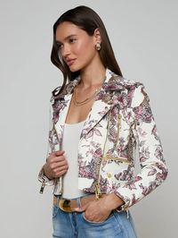 Blakely Leather Butterfly Biker Jacket