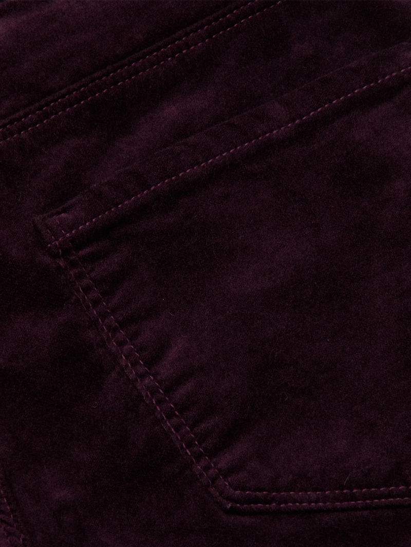 Stevie High Rise Velvet Jean