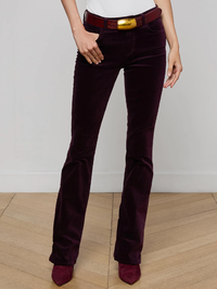 Stevie High Rise Velvet Jean