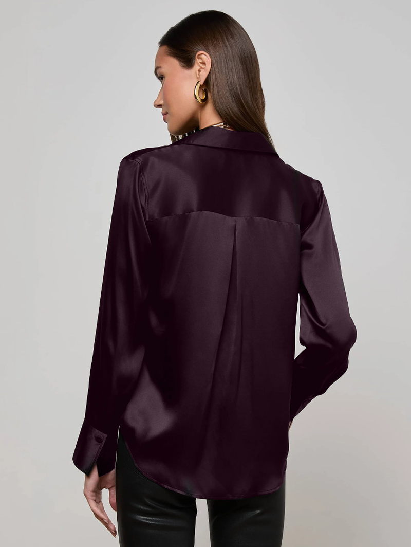 Divya Silk Tux Shirt