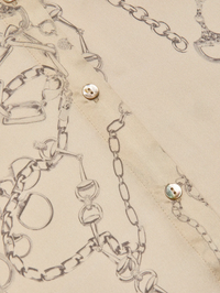 Tyler Silk Blouse in Soft Macadamia