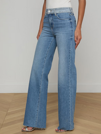 Louane Wide-Leg Flare Jean
