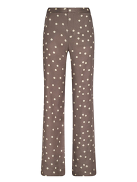 Livvy Straight-Leg Trouser in Cardamom Polka Dot