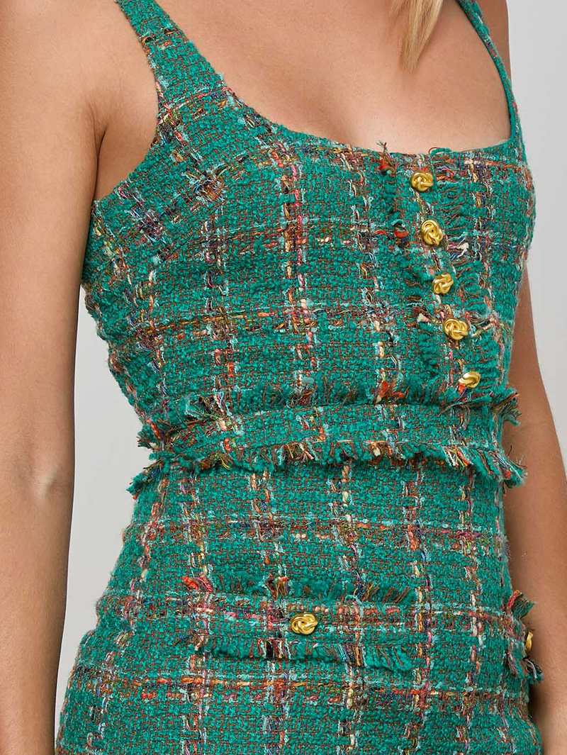 Valli Tweed Mini Dress