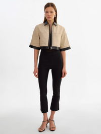 Caprice Jacket in Black/Beige