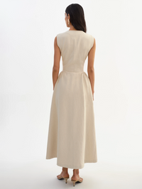 Tamika Dress in Natural