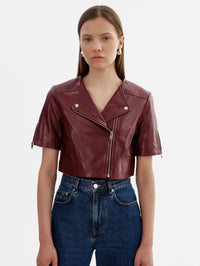 LAMARQUE Kirsi Jacket in Burgundy - 1