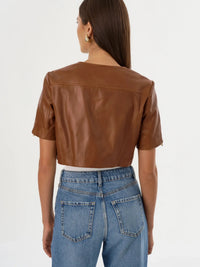 LAMARQUE Kirsi Jacket in Luggage in Luggage – Image 3
