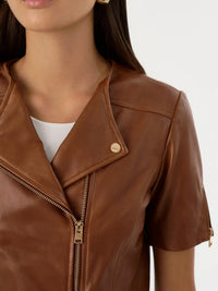 LAMARQUE Kirsi Jacket in Luggage in Luggage – Image 5