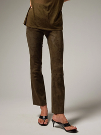Ankle Flare Pant in Loden