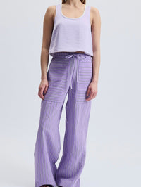 Lodi Cropped Tank in Lilac