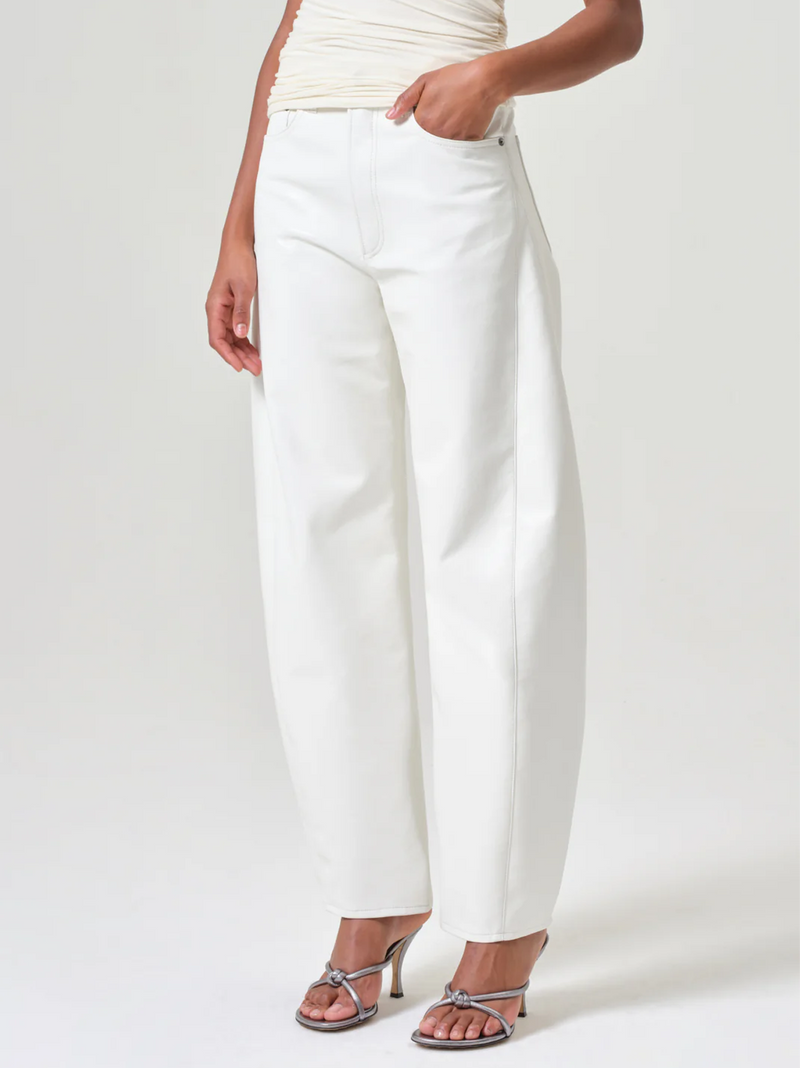 Luna Faux Leather Pant in Lace