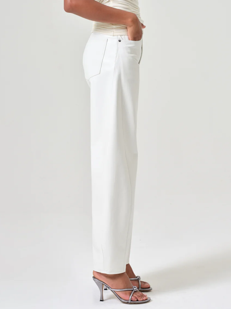 Luna Faux Leather Pant in Lace