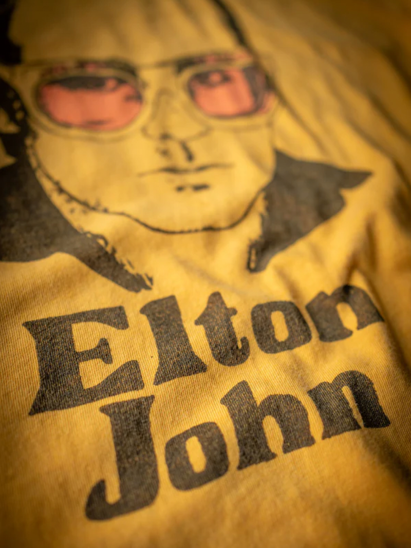 Elton John 90s Fit Crewneck Tee