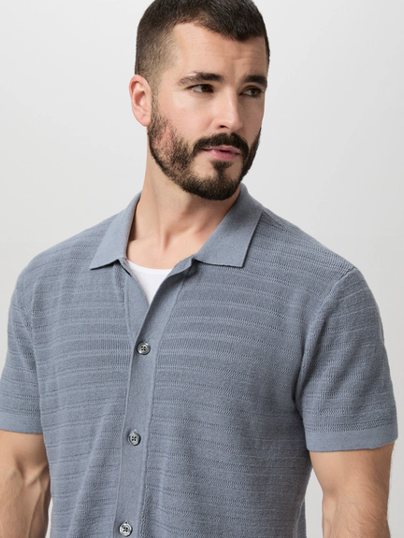 Mendez Sweater Shirt in Fjord Valley