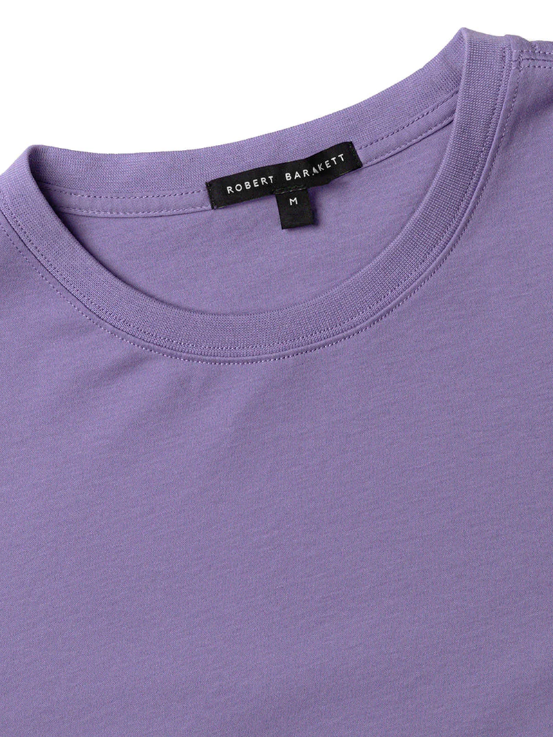 Short Sleeve Crew in Lavender Leaf
