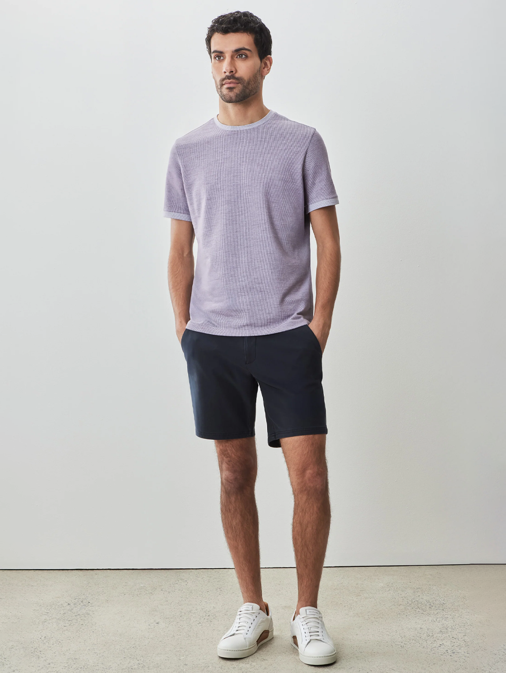 Marsh Crewneck Tee in Purple