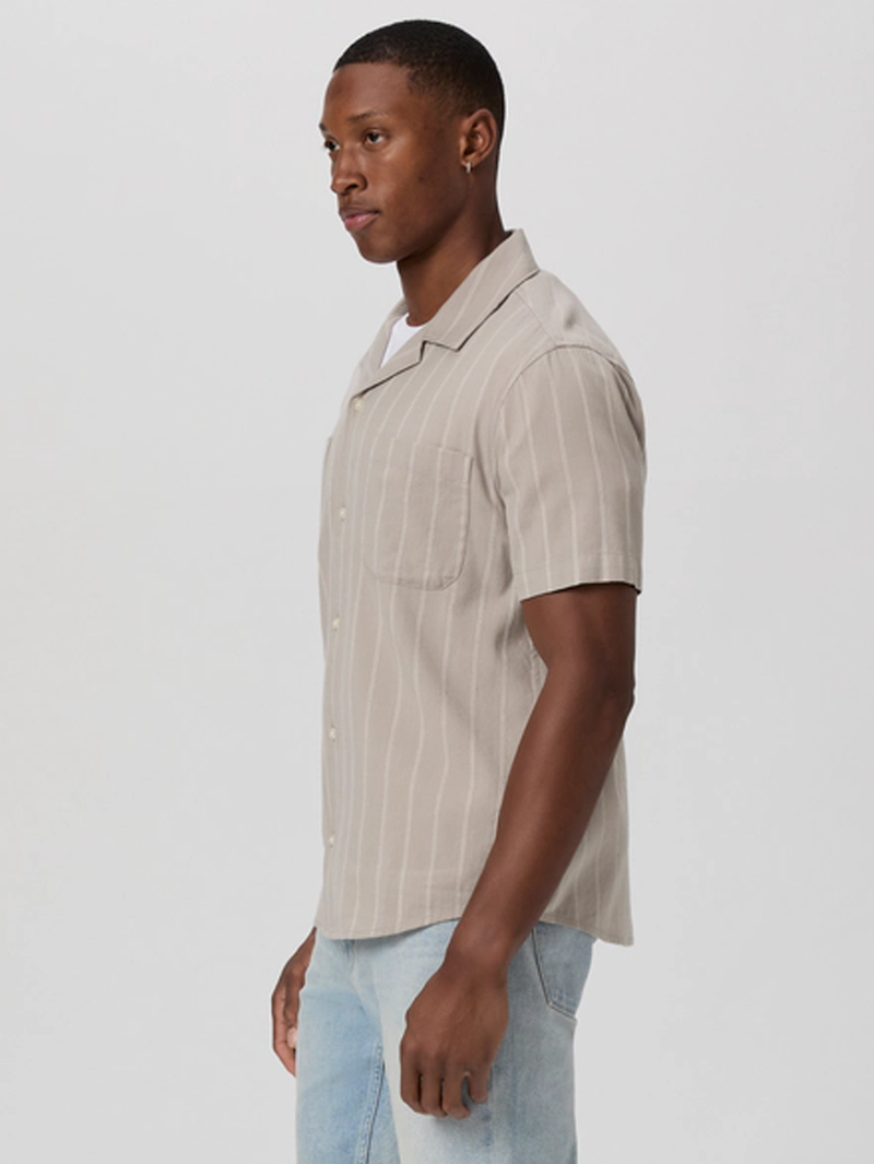 Jacobson Shirt in Faint Thunder Stripe