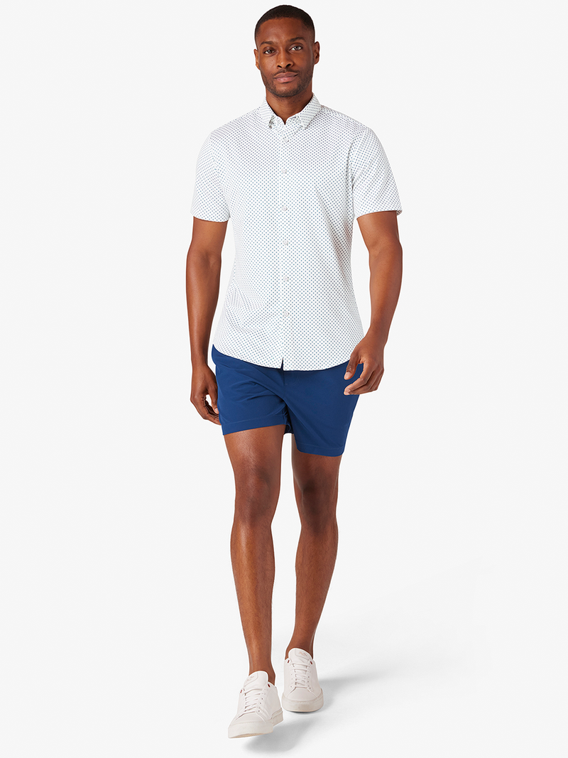 Halyard Short Sleeve in Balsam Dot