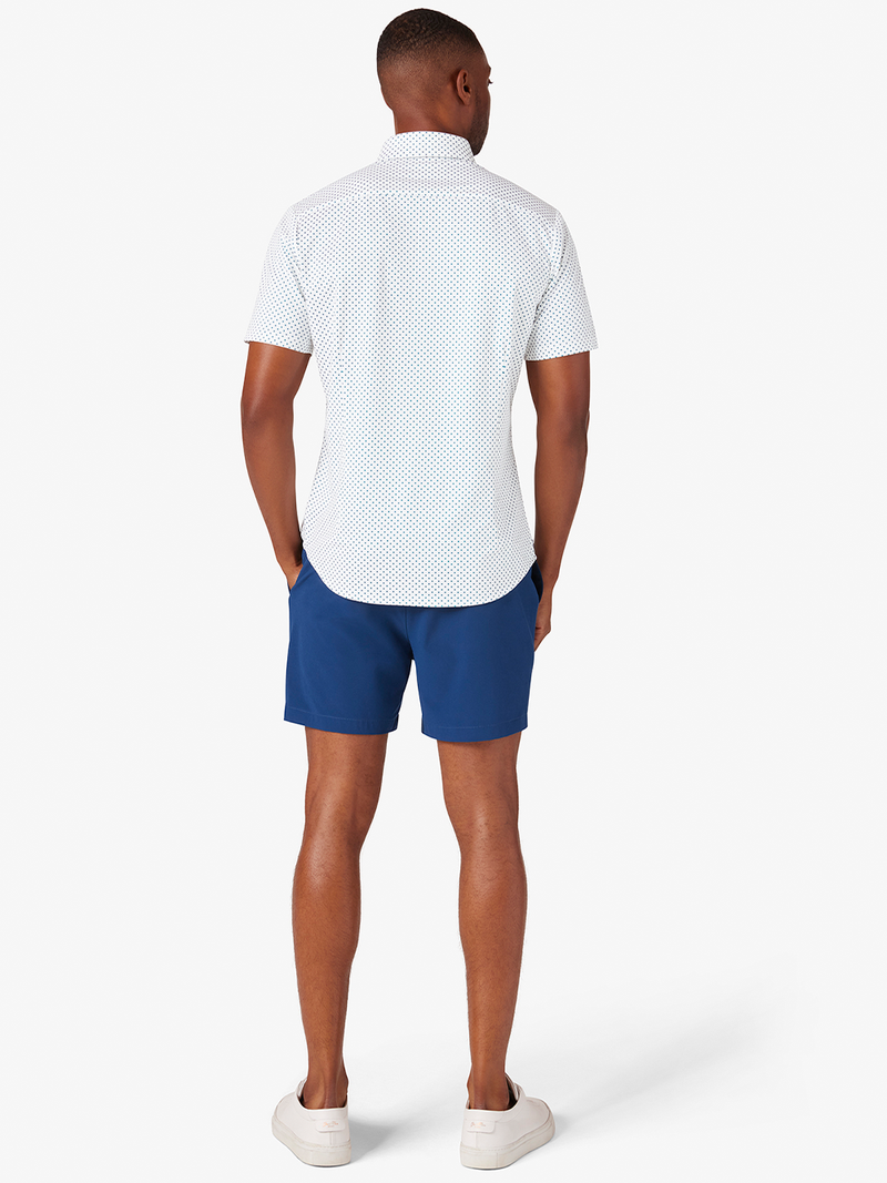 Halyard Short Sleeve in Balsam Dot