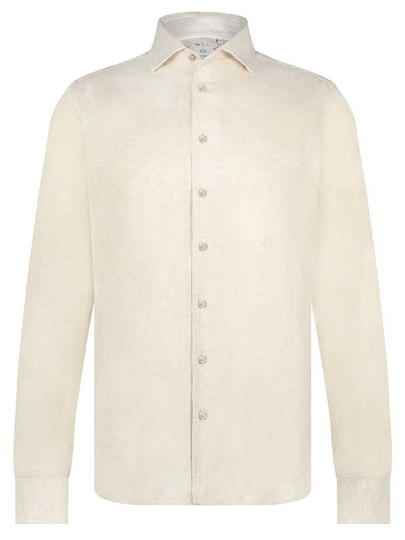 Breeze Linen Long Sleeve Shirt in Sand