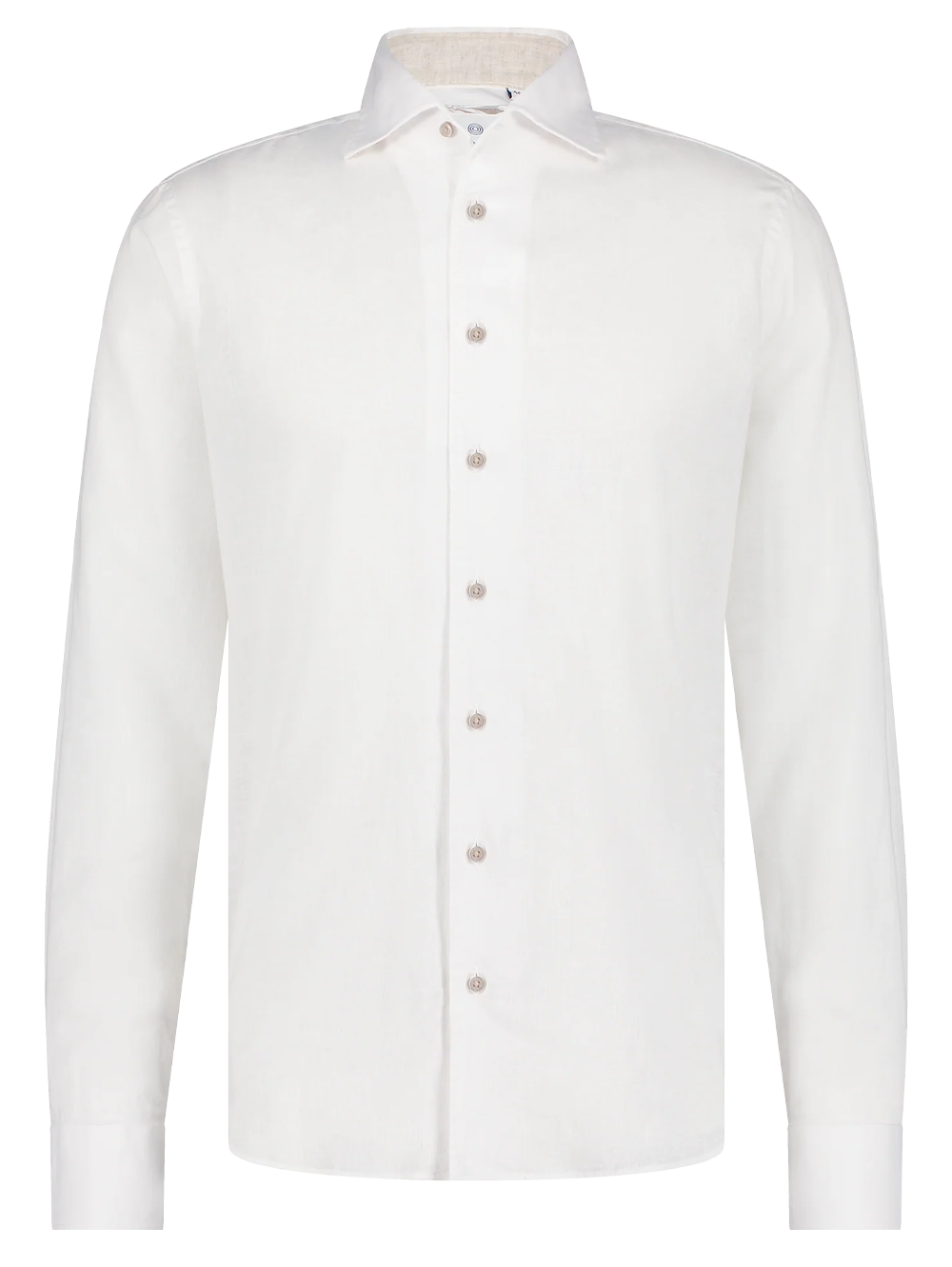 Breeze Linen Long Sleeve Shirt in White
