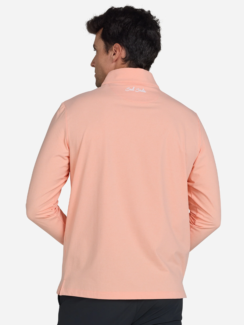 Quarter Zip Pullover in Light Clay