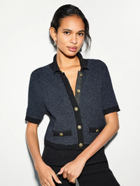 Marie Two Tone Cardigan