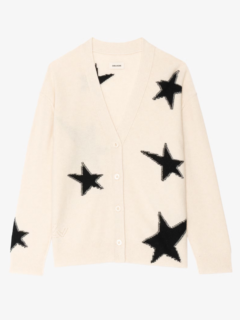 Mirkaz Stars Cashmere Cardigan