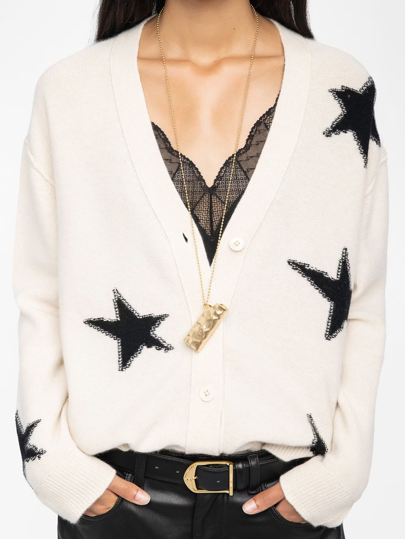 Mirkaz Stars Cashmere Cardigan
